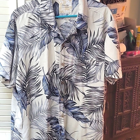 Mens XXL Tasso Elba Button Shirt - Picture 2 of 6